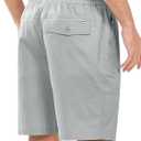 NORTHYARD Mens 9 Inch Casual Cotton Board Shorts Zipper Pockets Quick Dry | Golf, Beach, Work, Hiking, Fishing, Drawstring, Elastic Waist, Pull On, Lightweight, Travel
