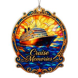 3 x Funny Christmas Ornaments 2026 - Cruise Christmas Ornaments 2026 (cruid1)