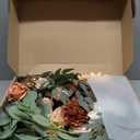 Ling's moment Fall 9FT Flower Garland for Backdrop Decorations - Wedding Arch Flowers, Eucalyptus & Rose, Artificial Floral Garland for Mantle - Sweetheart Table Decor for Ceremony, Terracotta