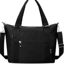 Small Travel Gym Duffel Bag for Women, Waterproof Nylon Weekender Overnight Bag Personal Item Carry on Bags for Airplanes Hospital Sports Fitness Dance Mommy Tote