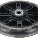 KUMGROT Training Wheels Bicycle, Multicolored Flash Mute Bikes Replacement Training Wheels for 12 14 16 18 20 Inch Bikes (1 Pair Black)