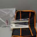 EPN Dog Car Seat for Large Dogs, Foldable Pet Car Seat with Waterproof Oxford Fabric, Non-Slip Bottom, Reinforced Support & Storage Pockets, Ideal for Road Trips (Black)