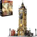 BRICKKK Architecture Big Ben Building Set - Steampunk Clock Tower Construction Kit for Adults and Teens, Famous Landmarks London Model, Collectible Building Bricks Toys