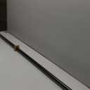 Amazon Basics No Drill Spring Tension Curtain Rod, Adjustable 54-90" Width, Bronze, Classic Finial