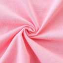 Toddler Girls Summer Outfit Cotton Flutter Sleeve Tank Top and Shorts Cute Clothing Set Size 2T 3 7Y (Pink)