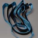 Stretching Strap with 10 Loops-Yoga Strap for Physical Therapy,Home Workout,Pilate & Flexibility Training,Non Elastic Exercise Stretch Band for Hamstring,Leg Stretcher Belt,Flexibility Fascia (Blue)