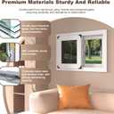 Basement Window for House, 23.62 x 35.43IN Aluminum Sliding Window