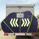 Bike Cover for Outside Storage, 600D Oxford 2 Bike Waterproof Bicycle Cover with PU Coating, Anti Dust rain Snow and UV Protection Covers for E-bike Mountain bike Road bike, Navy Blue