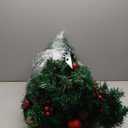 Christmas Mailbox Swag with Lights Berry Clusters Pine Cones - Outdoor Christmas Mailbox Swag Decorations with Light for Christmas Home Decor