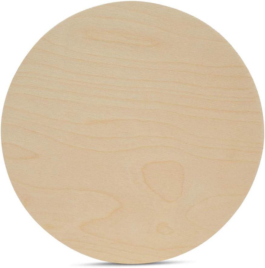 Wood Circles 20 inch, 1/4 Inch Thick, Birch Plywood Discs, Pack of 1 Unfinished Wood Circles for Crafts, Wood Rounds by Woodpeckers