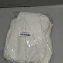 LiveGo Armless Accent Chair Cover Slipcover,Slipper Chair Stretch Spandex Removable for Armless Chair Furniture Protector for Living Dining Room Hotel (White)