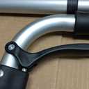 Standard Walkers for Seniors - 8 Levels Adjustable Height Folding Walker with Wheels, Lightweight Front Wheel Walkers for Elders & Adults & Handicapped, Weighing Up to 350 Pounds Rolling Walker