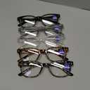 BLS BLUES Reading Glasses for Women/Men, Bifocal, Progressive, Readers for Women/Men, Eye glasses, Blue Light Reading Glasses (Mix With Cases) +1.5