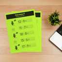 Astrobrights Mega Collection, Colored Paper, Neon Green, 625 Sheets, 24 lb/89 gsm, 8.5" x 11" - MORE SHEETS! (91672)