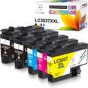 Miss Deer LC3037 Ink Cartridges BK/C/M/Y High Yield Compatible Replacement for Brother LC3037 LC3037XXL LC3039, Used with MFC-J6945DW MFC-J5845DW XL MFC-J5945DW MFC-J6545DW XL (2 BK/C/M/Y) 5PK