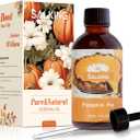 SALKING Pumpkin Pie Fragrance Oil, 120ml (4 Fl Oz) Premium Essential Oils for Diffuser, Candle Scents for Candle Making, Soap Making Supplies, Autumn Scented Diffuser Oil, Halloween Thanksgiving Gift