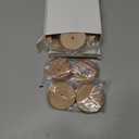 Yookeer 6 Pack Wooden Closet Pole Sockets Closet Pole Holder Closet Rod Holders Closet Pole Socket for Wardrobe Hallway Bathroom Curtain Clothing Store, 1-3/8" Pole