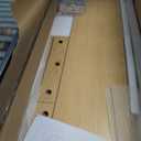 deli Desktop Shelf, Desk Hutch with 5 Shelves for Computer Desk, Natural