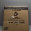 ProsourceFit Puzzle Exercise Mat  in, EVA Interlocking Foam Floor Tiles for Home Gym, Mat for Home Workout Equipment, Floor Padding for Kids, Black, 24 in x 24 in x  in, 24 Sq Ft - 6 Tiles