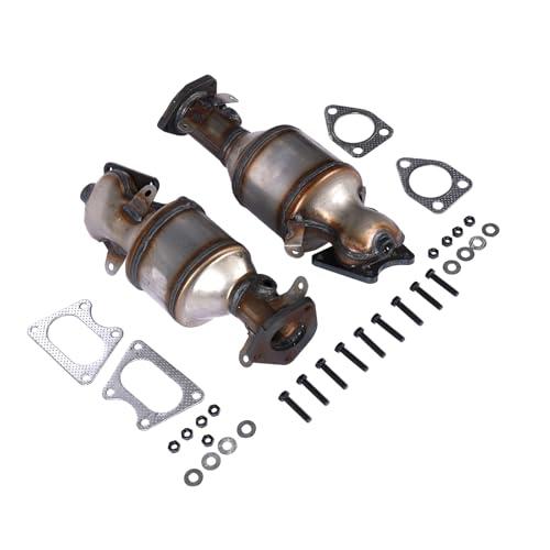 Catalytic Converter Set Replacement for Honda Ridgeline Accord Pilot Odyssey Acura MDX 3.0L 3.2L 3.5L 3.7L 16450 16451 641355 641356 40656 40657 Weonefit