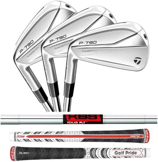 Left Handed TaylorMade 2021 P790 Irons, KBS Tour FLT Shafts (Regular)