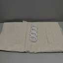 Linen Shower Curtain Boho Farmhouse Shower Curtains for Bathroom Neutral Luxury Fabric Taupe, Beige 72 x 72