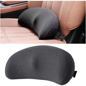 Mandark Car Seat Cushion, Memory Foam Vehicle Driver Seat Pad for Back & Sciatica Pain Relief, Comfortable Lumbar pillow for Driving, Office Chair, Wheelchair, Universal for SUV, Truck, RV (Dark Gray)