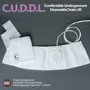 Mastectomy Drain Holder Belt 2-Pack Holds Up to 8 JP Drains Post Breast, Heart & Abdominal Surgery Recovery Essential Comfortable Surgical Drain Organizer Mastectomy Recovery Supplies