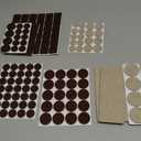 Felt Furniture Pads X-PROTECTOR 133 PCS Premium Furniture Pads - Felt Pads Furniture Feet Best Wood Floor Protectors - Protect Your Hardwood & Laminate Flooring! Brown and Beige