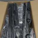 Corner Shower Caddy Tension Pole - 4 Tier Stainless Steel Rustproof Shower Corner Caddy for Bathtub Bathroom Shower Organizer Shelves Adjustable Pole 25-114.2 Inch Black