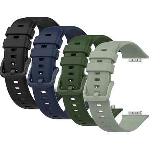 Muovrto Replacement Band for Huawei Watch Fit 2,Silicone Watch Band Sport Strap for Huawei Watch Fit 2 Active/Classic/Elegant