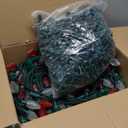 C9 LED Christmas Lights Outdoor, 99 Feet 150 LED C9 String Light with 150 Spring Clips, Waterproof Connectable Christmas Tree Lights for Outside Roofline Patio Home Xmas Decor, Red Green Pure White