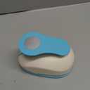 BearBoss 3 Inch Circle Punch, Hole Punch Shapes, Paper Punch Set for Scrapbooking Festival Paper Greeting Card DIY Albums Photos (Classic White)