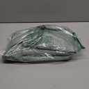 BGment Short Green Linen Curtains for Windows 40 Inch Length 2 Panels - Light Filtering Drapes Semi Sheer Country Privacy for Bedroom/Farmhouse/Laundry Decor Rod Pocket Back Tab, Each 42 Inch Wide