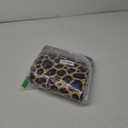 4 Pcs Purple Leopard Print Shower Curtain Set with Non-Slip Rugs, Toilet Lid Cover and Bath Mat, Wild Animal Skin Bathroom Decor Set with Shower Curtain and Rugs(Hooks Not Included)