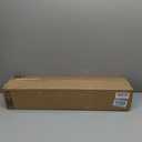 Joydeco 100% Blackout Roller Shades (Pro), Free-Stop Cordless Blinds for Windows, UV Protection, Natural Woven Blinds for Home and Office, Light-Proof Aluminum Cover (White, 27" W x 75" H)