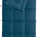 Coleman Kompact 20F Sleeping Bag, Cool-Weather Adult Sleeping Bag with Heat Retention, Stuff Sack, & Snag-Free Zipper, Great for Camping, Sleepovers, Guests & More
