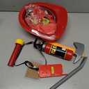 Fireman Costume for Kids, 10 Pcs Firefighter Costume with Toy Accessories Set, Fireman Role Play Outfit Toys, Kids Firefighter Dress Up Clothes, Halloween for Boys Toddlers Ages 3 4 5 6 7