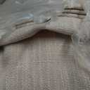 MIULEE 4 Panels Pinch Pleated Linen Curtains 84 Inches Long Cream White, 40"W x 84"L