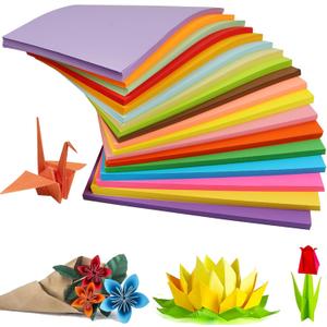A4 Colored Paper 200 Sheets- Cezmkio Thin Colored A4 Paper (20 Colors), 8.5 x 11.7inch Assorted 70gsm Handmade Copy Cardstock for DIY Arts and Crafts Colorful Projects(Not for printing)