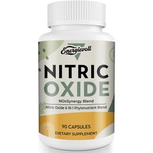 Nitric Oxide Supplement for Men - Precursor and Phytonutrient Blend for Energy, Oxygenation, and Blood Pressure (1 Pack)