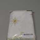 Mocsicka Christmas Shower Curtain Red Xmas Trees Christmas Snowflake Bathroom Shower Curtain Winter Waterproof Fabric Shower Curtains Bathtub Decor with 12 Hooks 72 X 72 Inches (White)