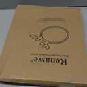 Renawe Decor Christmas Dinner Plate 12"x10" Wooden Cheese Charcuterie Board Xmas Cookies Platter Wood Salad Charger Plates for Christmas Holiday Festive Serving Dish Decorative Round Dessert Trays