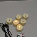 Rechargeable Tea Lights with Timer Control,1.52Electric LED Candles Flickering Warm White for Christmas, Halloween, Home Decor, Wedding,Home Decoration(6pcs