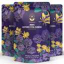 Jasmali Butterfly Pea Flower Tea -1.8 oz Loose Leaf, Herbal, Caffeine Free, Vacuum Sealed, Dried Butterfly Pea Flowers, Gluten Free, Vegan, Sourced from Thailand, Fresh & Aromatic