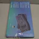 Ergonomic Wireless Keyboard with Cushioned Wrist Rest, Wave Keys, Phone Holder, Comfortable Natural Typing, 2.4GHz Full Size Cordless USB Computer Keyboard for Windows, Mac OS, Laptop, PC (Black)