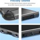 Clear Dockable Case for Switch 2 with 7.9'' Screen Protector Tempered Glass Protective Case Cover fit 2025 Console PC Case Soft TPU Grip Cover for JoyCons Anti-Scratch Shockproof