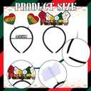 10 Pcs Juneteenth Head Boppers Headband Juneteenth June 19th Party Accessories Favors Decorations 1865 Freedom Day Independence Day Head Boppers Headband for African Black History Month