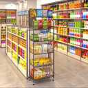 5 Tier Retail Storage Rack, Snack Rack Display Stand, 5 Tier（19.7inch）