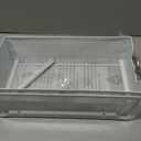 Simple Houseware 2 Tier Sliding Cabinet Basket Organizer Drawer, White